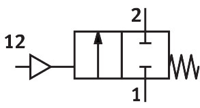 Angle seat valve VZXF-L-M22C-M-B-N12-130-M1-V4V4T-50-40 – фото